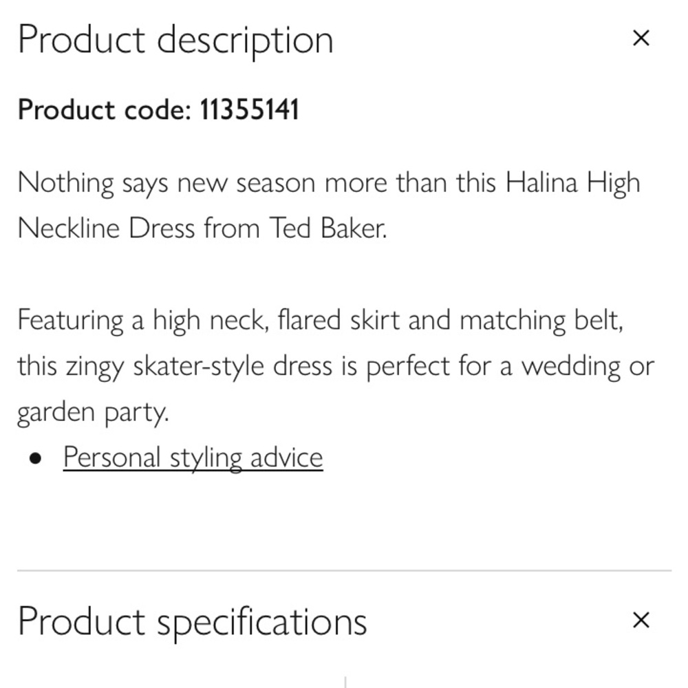[Ted Baker] Halina Dress - Picture 10 of 10